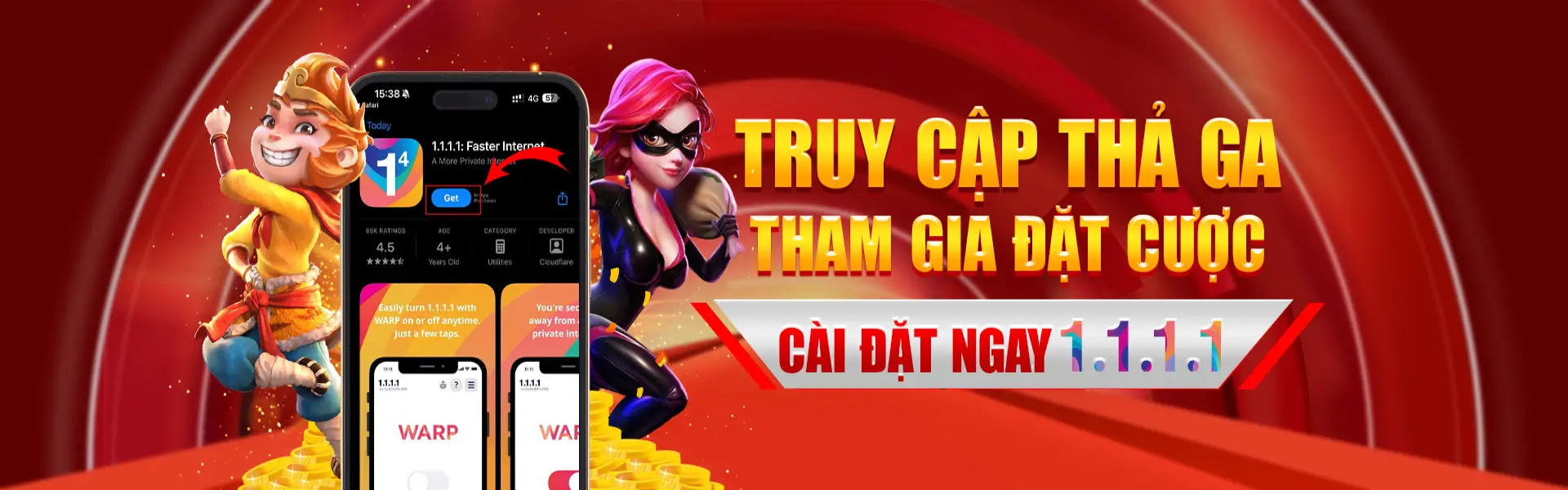 King33 banner truy cập thả ga